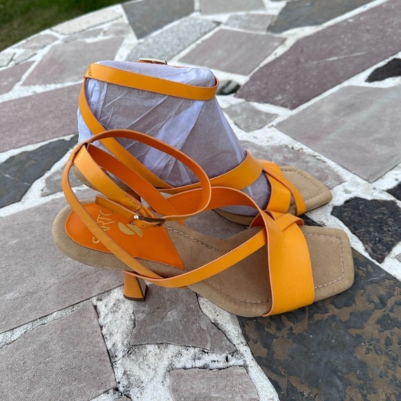 Sarto by Franco Sarto Women's Reily Strappy Dress Sandals Mandarin Size 9M NWOB - Picture 2 of 10